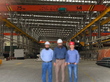 容量7.5トンのスパン20mのリモート・コントロールの研修会の単一のガードEotクレーン